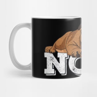 Nope Lazy Bulldog Mug